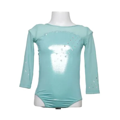 Gymnastics leotard (Turquoise) from Decathlon