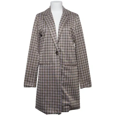 Blazer (Bruin, Blauw, Meerkleurig) van Jean Pascale Katoen, Polyester