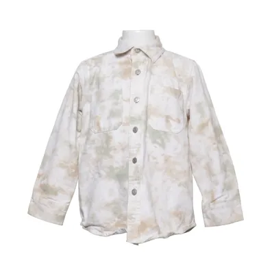 Denim shirt (White, Green, Brown) from Wonder Nation Cotton, Recycled polyester