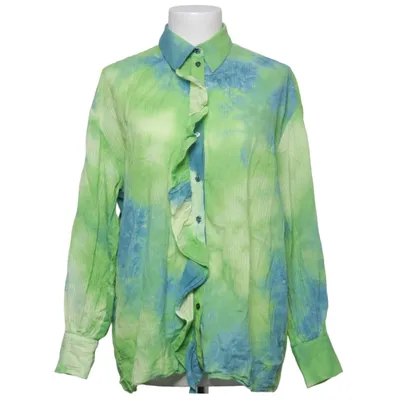 Blouse (Groen, Blauw, Meerkleurig) van Pinko Katoen