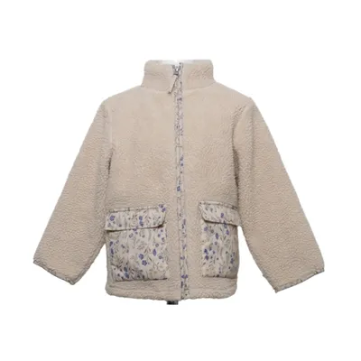 Fleece jacket (Beige, Blue, Multicolored) from Garbo & Friends Recycled polyester