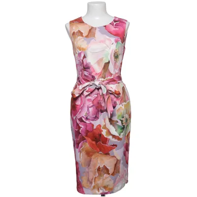 Klänning (Rosa, Flerfärgad) från Apart Glamour Elastan, Polyester