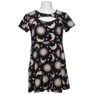 Dress (Black, Beige) from Gothicana by EMP Elastane, Polyamide, Viscose