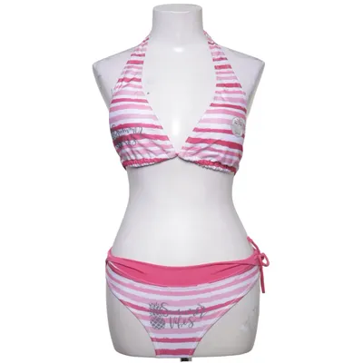 Bikini (Rosa, Vit) från Janina Polyester