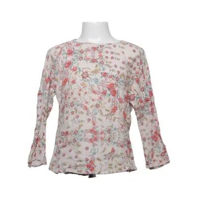 Blouse (Beige, Multicolored) from Zara Girls Soft Collection Cotton