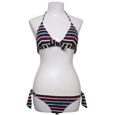 Bikini (Noir, Multicolore) de Victoria's Secret Élasthane, Polyamide, Polyester