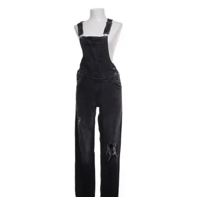 Hängselbyxor (Grå) från Janina Bomull