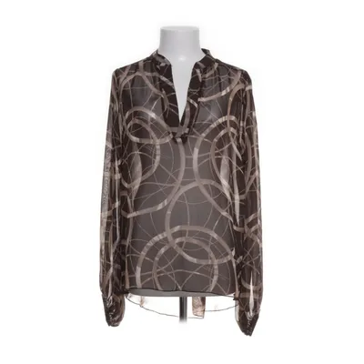 Blus (Brun, Beige) från Stockholms Klänningsfabrik Polyester