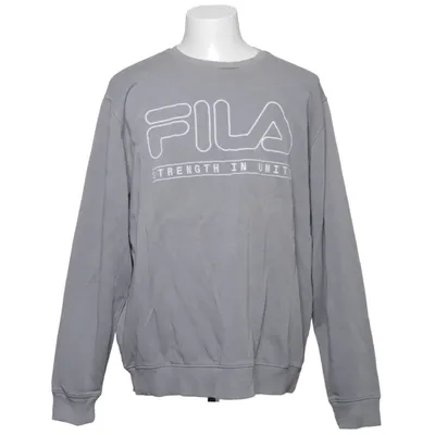 Sweatshirt (Gray) from Fila x Weekday Cotton, Polyester