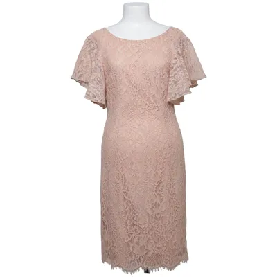 Jurk (Beige) van Valerie Katoen, Polyamide, Viscose
