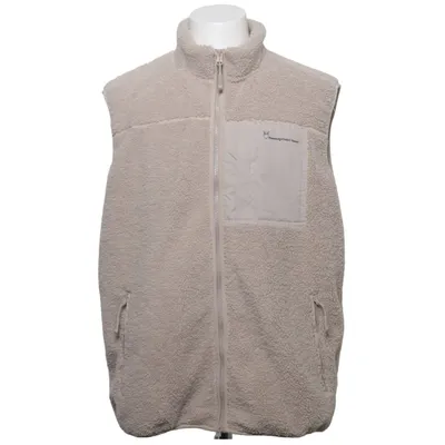 Outer vest (Beige) from Knowledge Cotton Apparel Recycled polyester