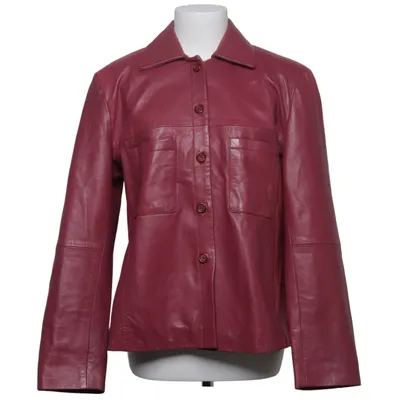 Leren jack (Roze) van Alba Moda Leer, Polyester