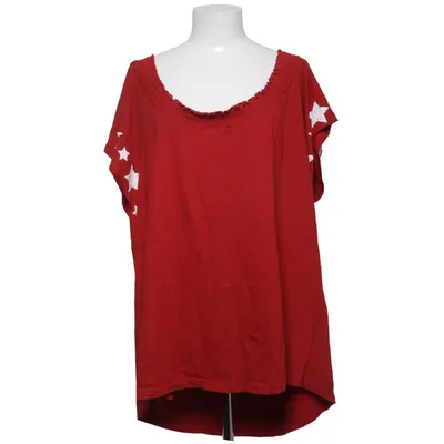 Haut (Rouge, Blanc) de Sheego Casual Coton