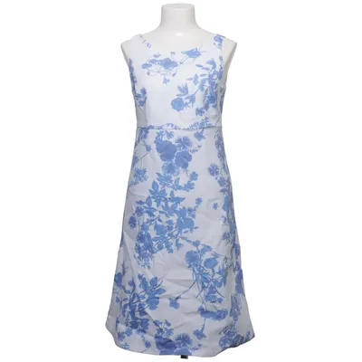 Jurk (Wit, Blauw) van Jones Katoen, Elastaan, Polyester