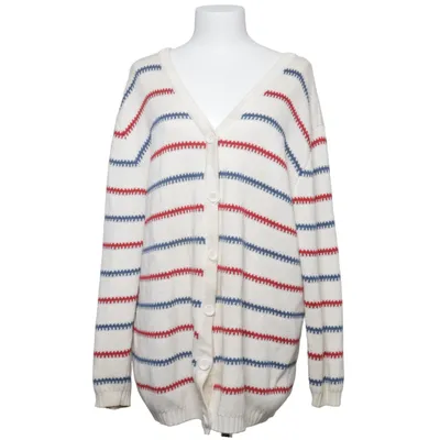 Cardigan (White, Red, Blue) from Emilia Acrylic, Cotton