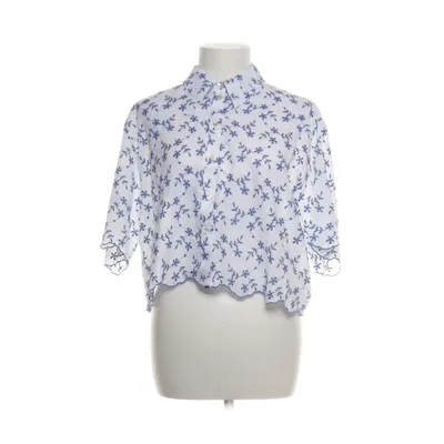 Blouse (Wit, Blauw) van Reserved Katoen