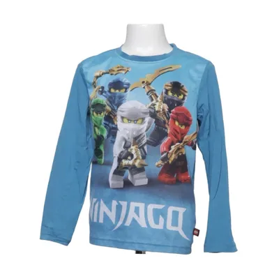 Lange mouwen shirt (Blauw, Meerkleurig) van LEGO Katoen, Polyester