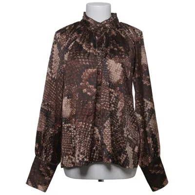 Blouse (Brown, Beige) from Twist & Tango Elastane, Recycled polyester