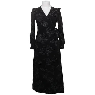 Wrap dress (Black) from Disturbia Viscose