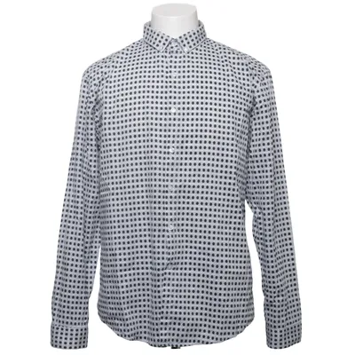 Skjorte (Sort, Hvid, Flerfarvet) fra Lindbergh White Bomuld