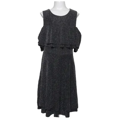 Jurk (Zwart) van Zara Girls Casual Collection Elastaan, Metallvezel, Polyamide