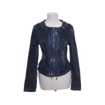 Denim jacket (Blue) from Hello Kiss Cotton, Elastane