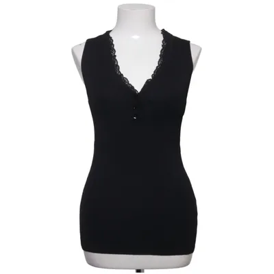 Tanktop (Zwart) van EsQualo Polyamide, Viscose