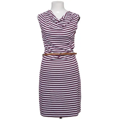 Robe (Violet, Blanc) de Zero Élasthane, Polyester, Viscose