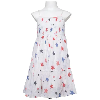 Dress (White, Red, Blue) from Cat & Jack Cotton, Polyester