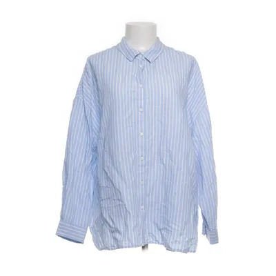 Shirt (Blue, White) from Design by kappAhl Linen, Viscose