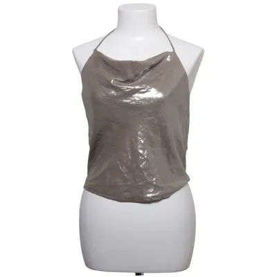 Crop top (Silverfärgad) från Gina Tricot Polyester