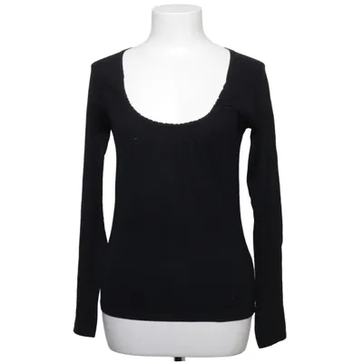Langærmet t-shirt (Sort) fra Hobbs Elastan, Viscose