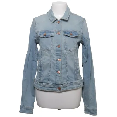Veste en jean (Bleu) de ONLY Blue Denim Coton, Élasthane