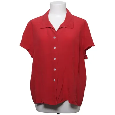 Kortärmad skjorta (Röd) från Siden Selma Silke