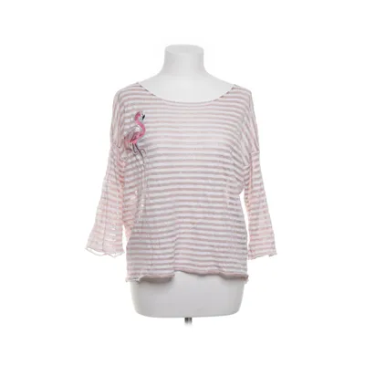 Trui (Roze, Wit) van Rich & Royal Acryl, Katoen, Polyamide, Polyester