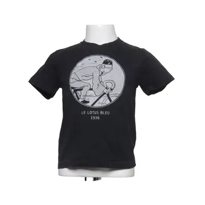 T-shirt (Zwart) van Tintin Katoen