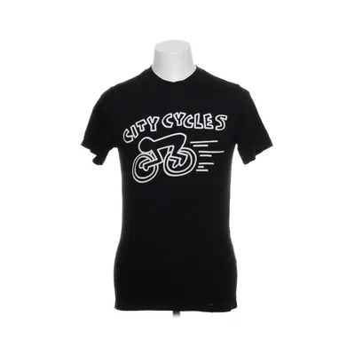 T-shirt (Svart, Vit) från H&M Man Bomull, Elastan