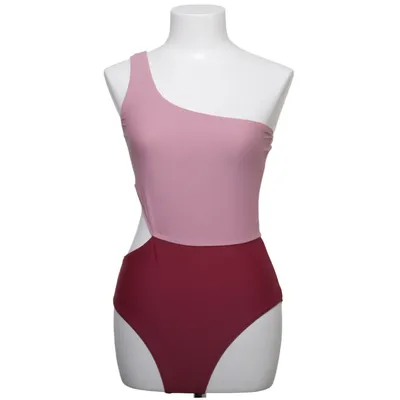 Badeanzug (Pink, Rot) von NA-KD Elasthan, Polyamid, Polyester