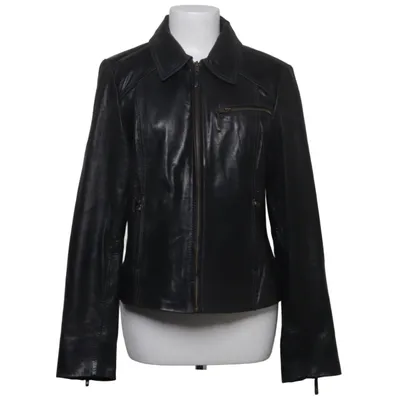 Veste en cuir (Noir) de Priory Coton, Cuir, Polyester
