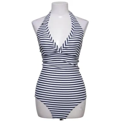 Badpak (Blauw, Wit) van Anne Weyburn Elastaan, Polyamide, Polyester