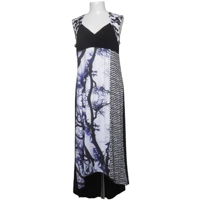 Jurk (Zwart, Wit, Blauw) van Mat. Elastaan, Viscose