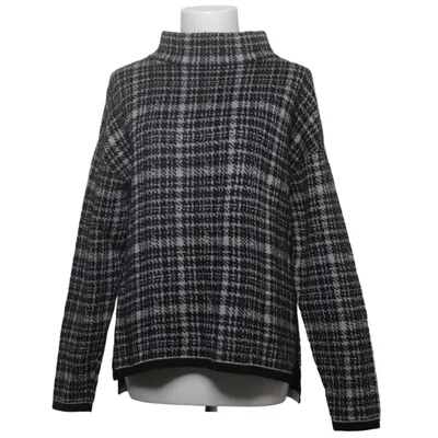 Sweater (Black, White) from Windsor Alpaca wool, Polyamide
