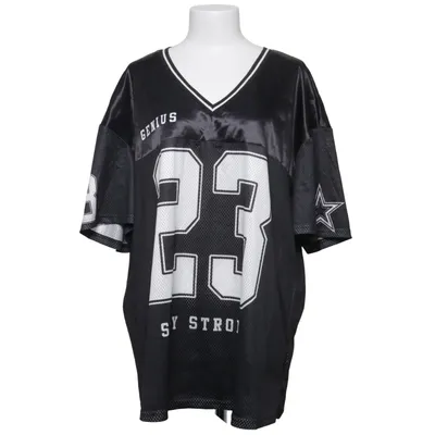 Football jersey (Black, White) from Shein Curve Polyester