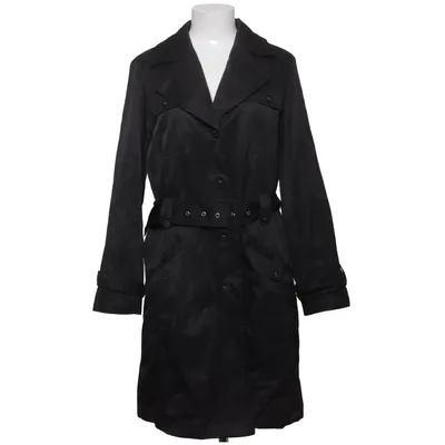 Trench-coat (Noir) de Biaggini Coton, Polyester