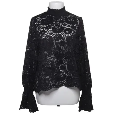 Blouse (Black) from Pieces Elastane, Polyamide