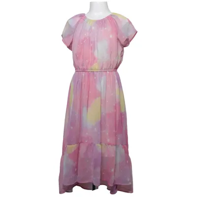 Klänning (Rosa, Gul, Flerfärgad) från Lindex Kids Polyester