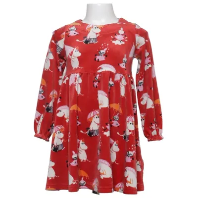 Dress (Red, Multicolored) from Moomin by Martinex Elastane, Polyester