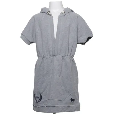 Robe à capuche (Gris) de Lonsdale Coton, Élasthane, Polyester
