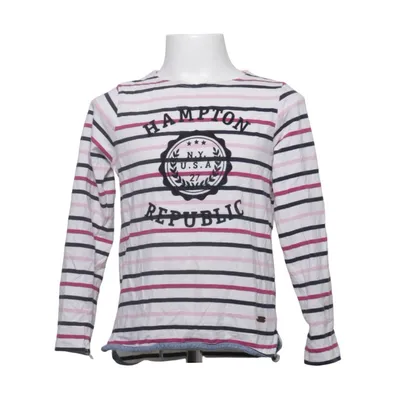 Långärmad t-shirt (Vit, Flerfärgad) från Hampton Republic Bomull, Elastan