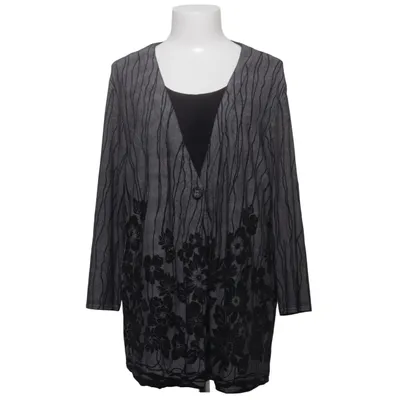 Cardigan (Black, Gray) from Sara Louise Elastane, Viscose